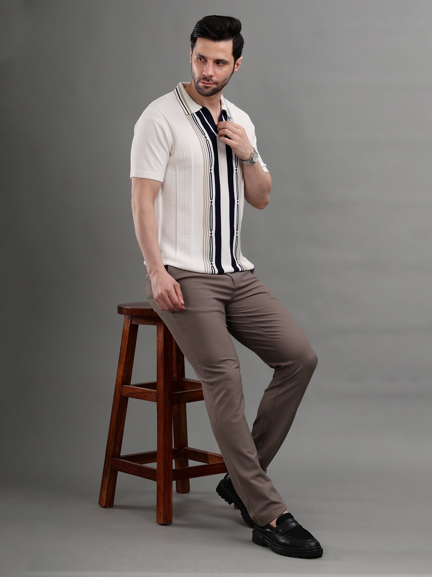 M Excess Brown Travel Pants