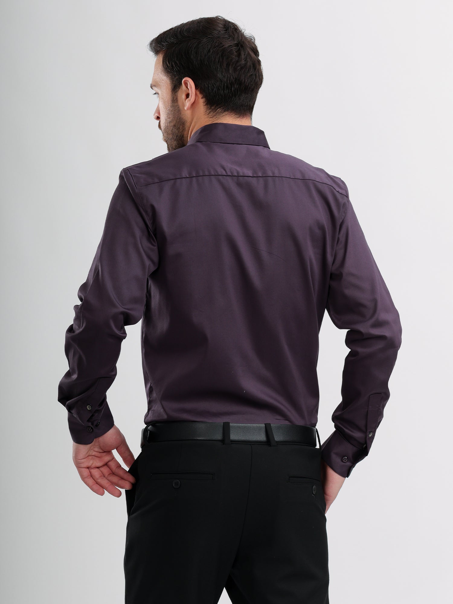 M Excess Dark Purple Signature Shirt