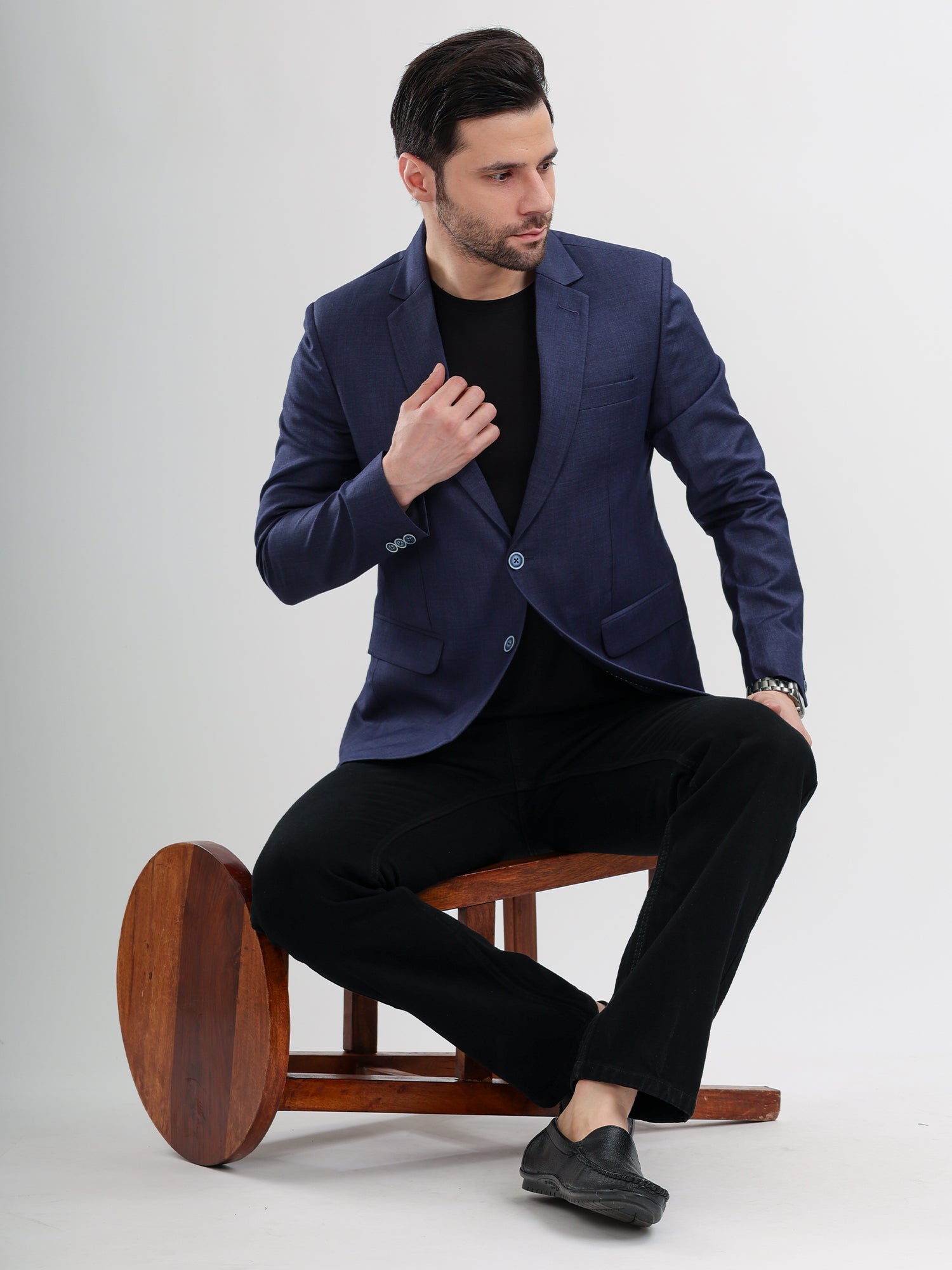 M Excess Blue Formal Blazer