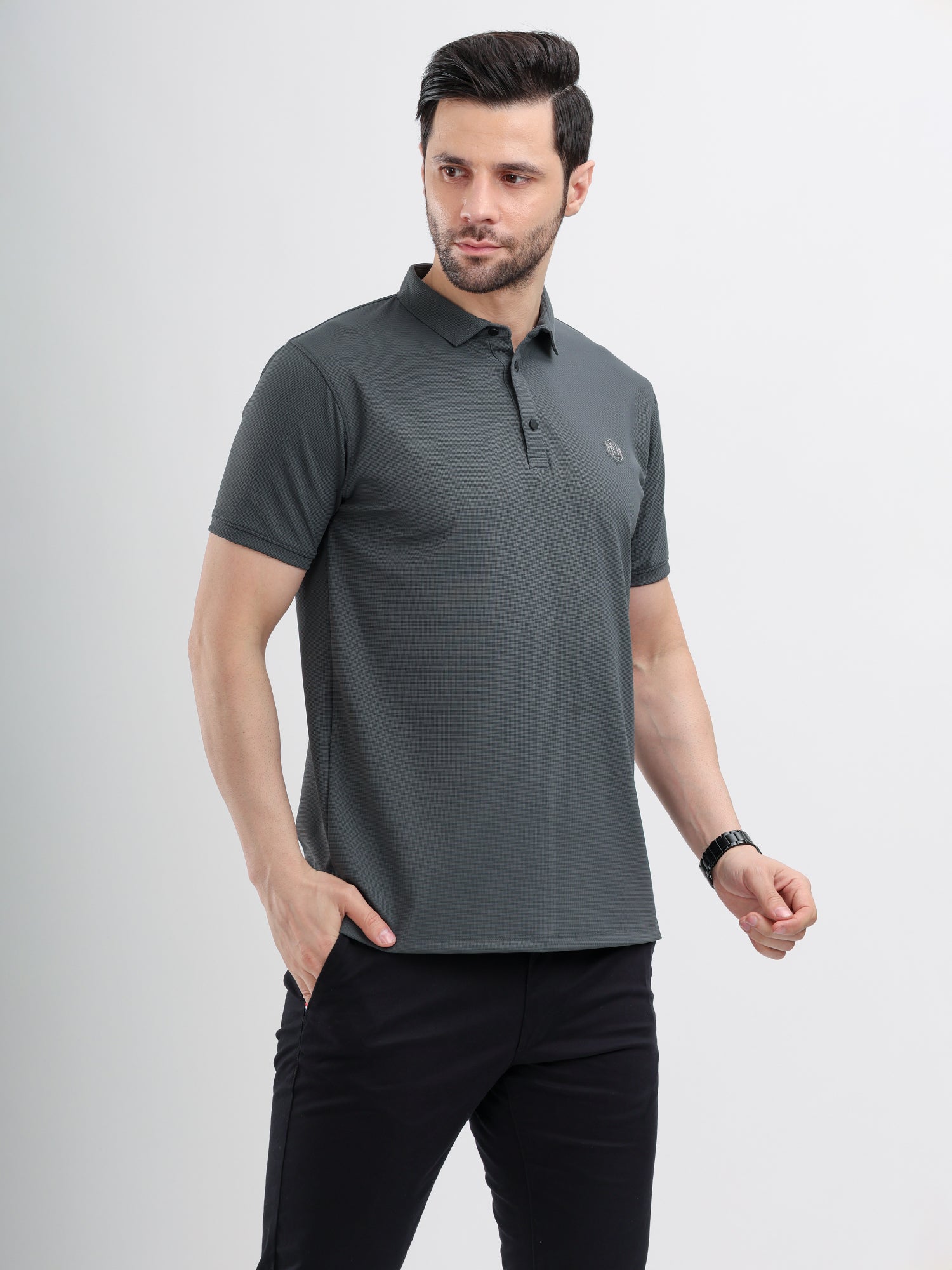 M Excess Dark Green Classic Polo