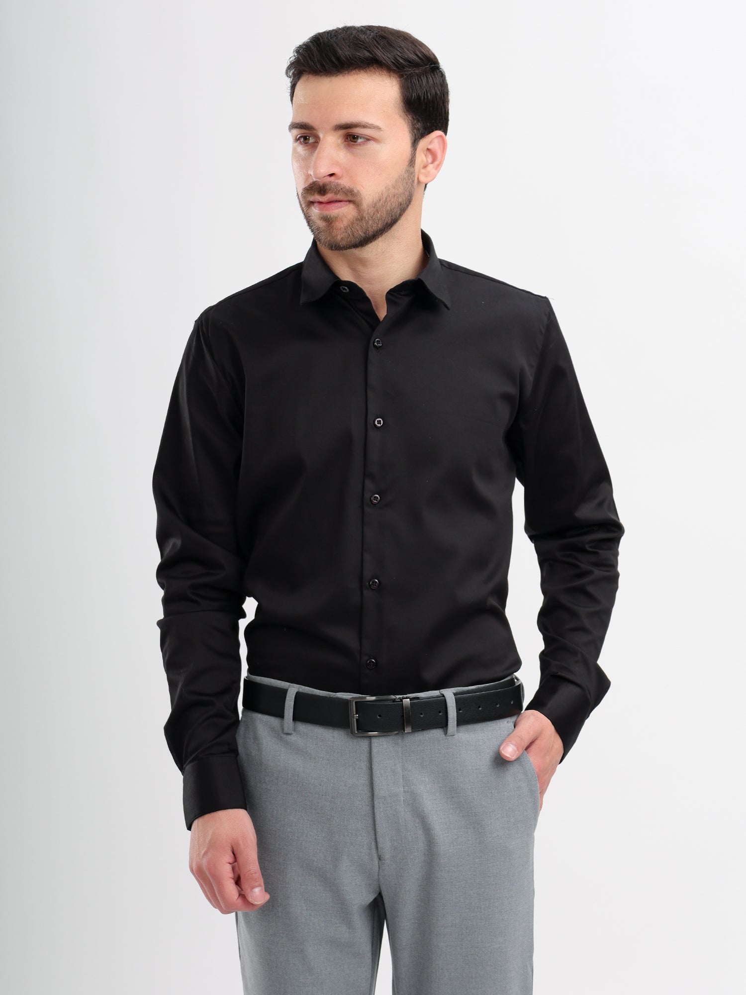M Excess Black Signature Shirt