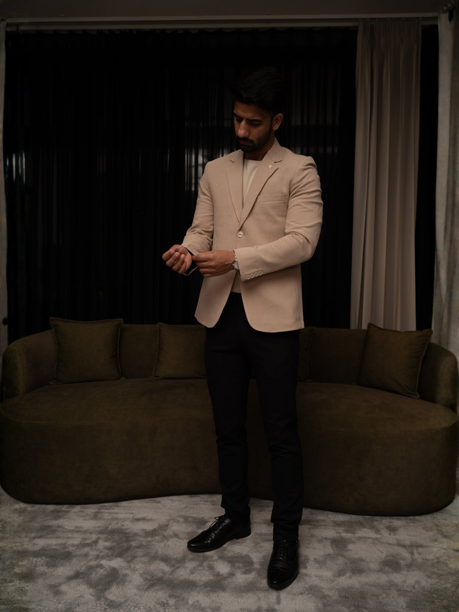 M Excess Black Travel Pants