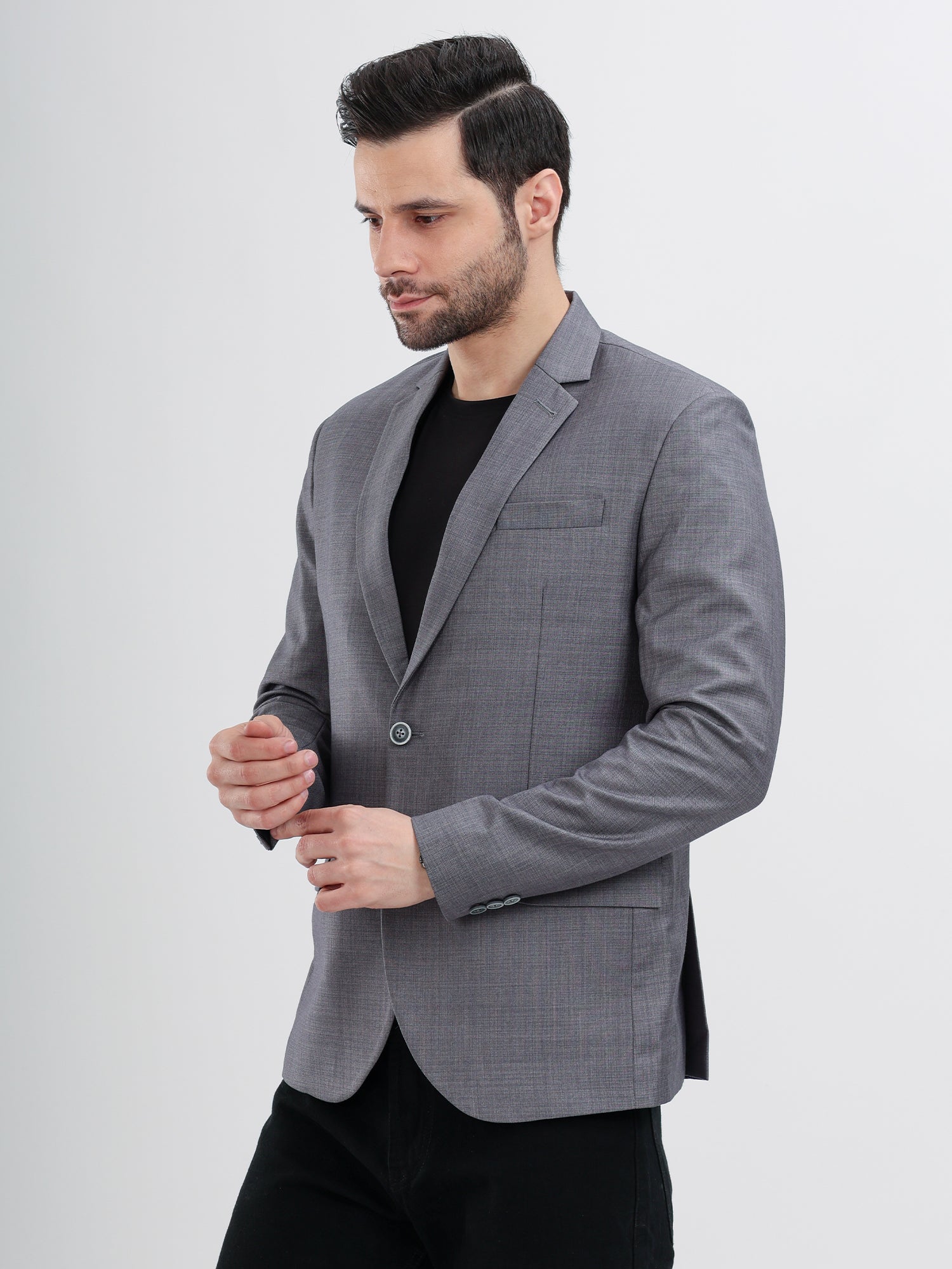 M Excess Grey Formal Blazer