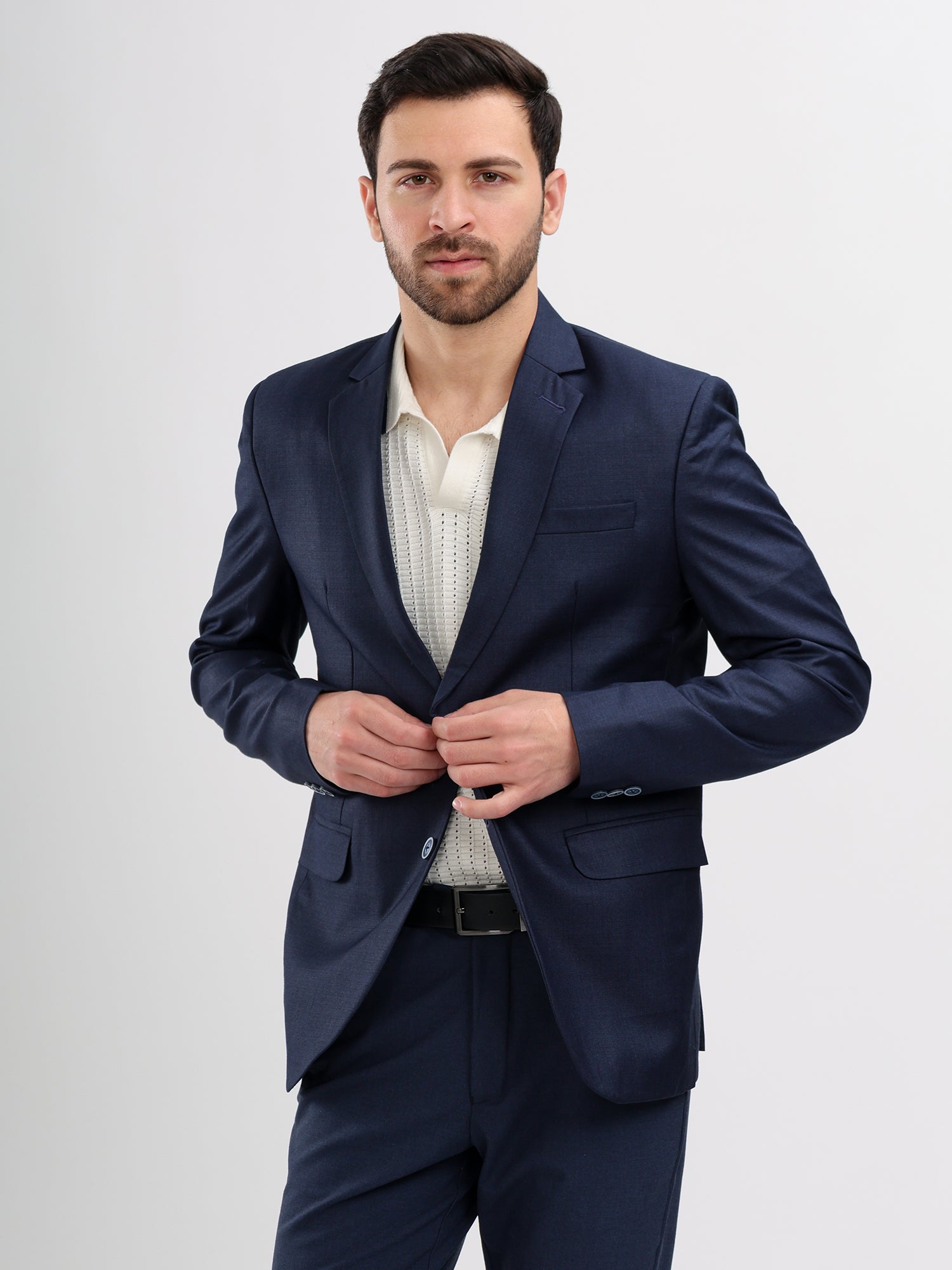 M Excess Navy Blue Formal Blazer