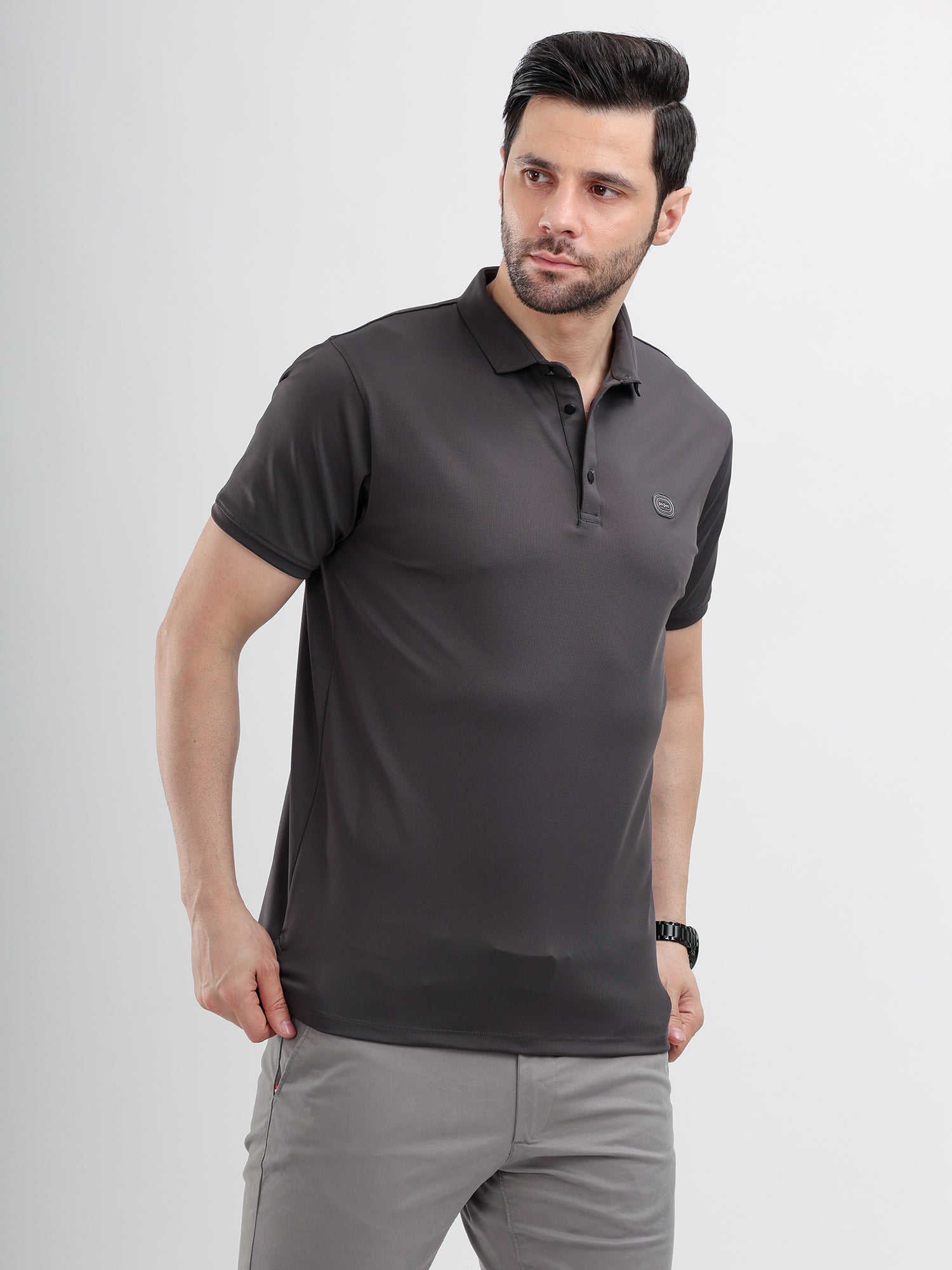 M Excess Dark Grey Classic Polo