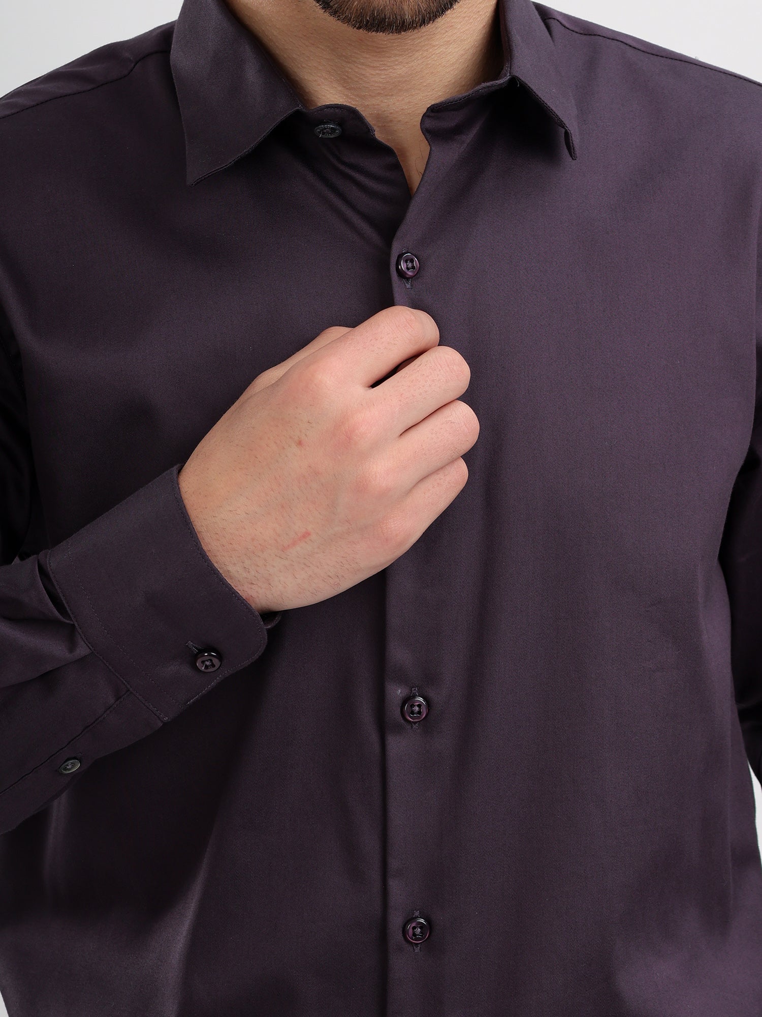 M Excess Dark Purple Signature Shirt