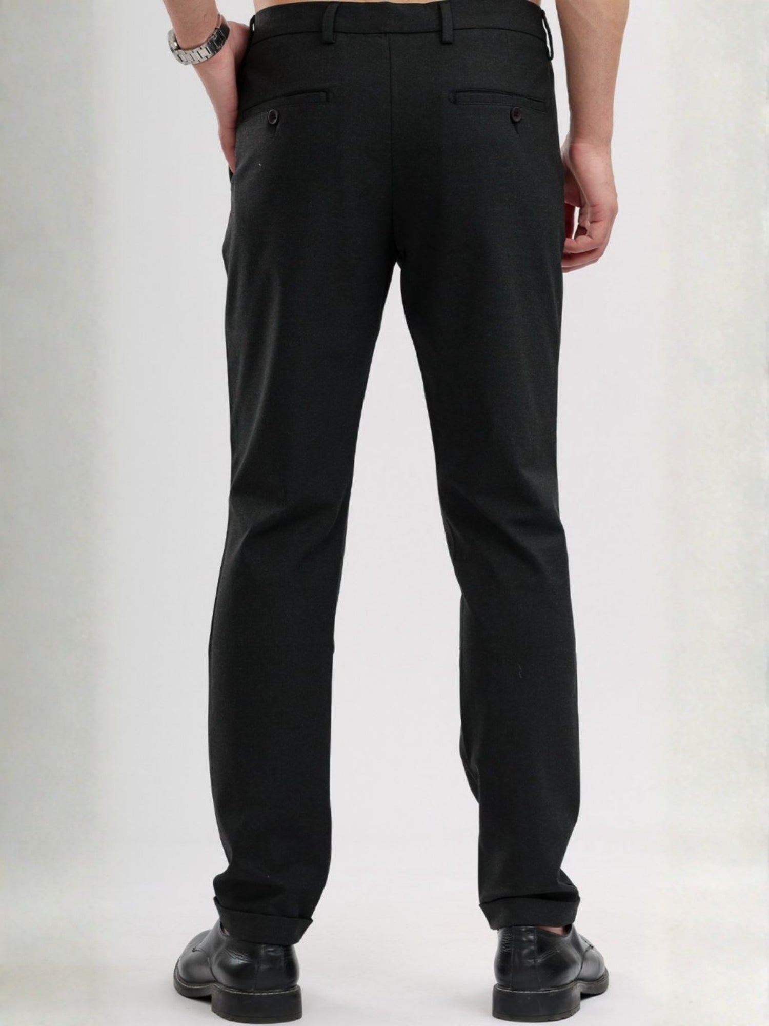 M Excess Charcoal Grey Tailored Trousers