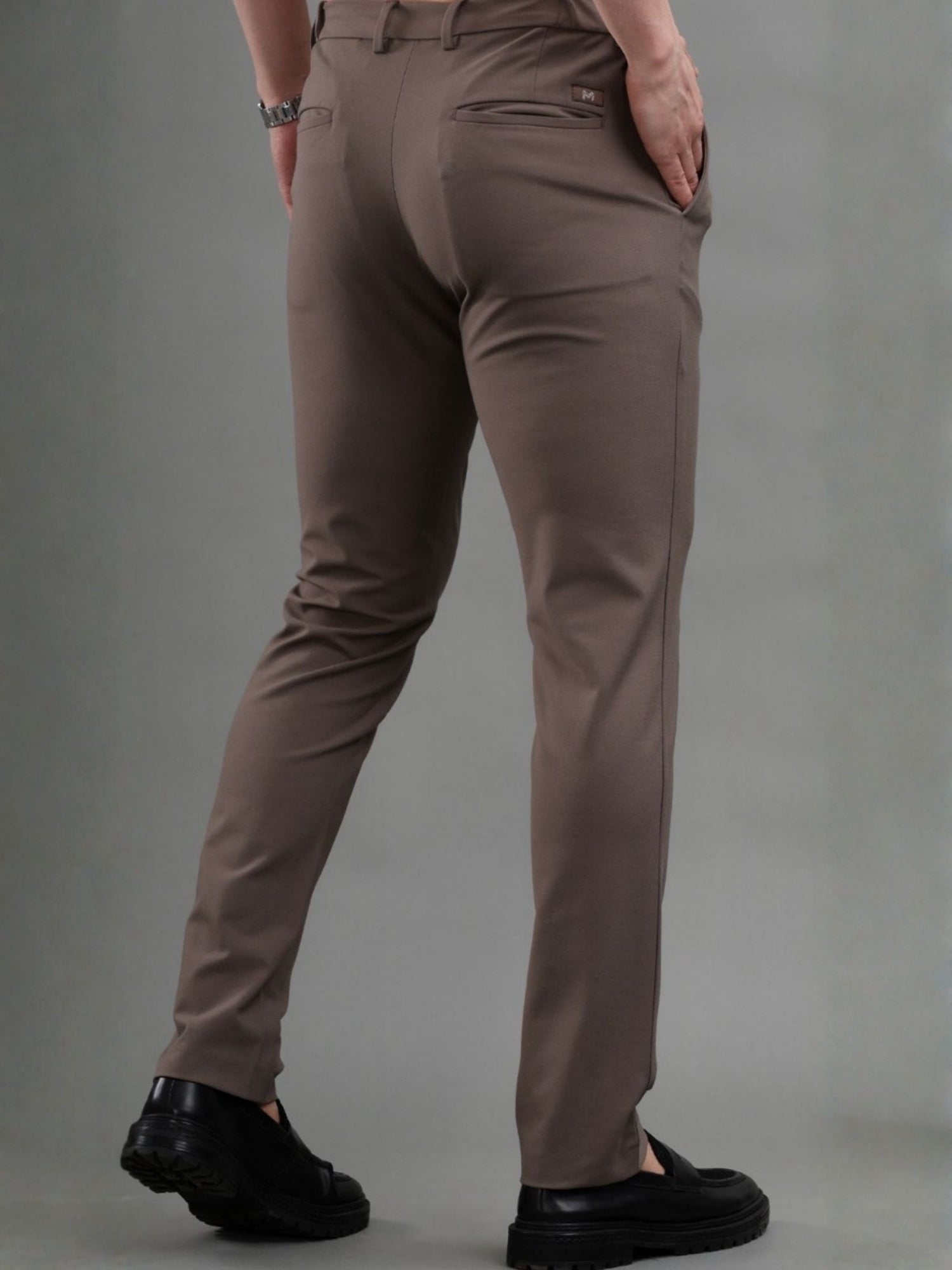 M Excess Brown Travel Pants