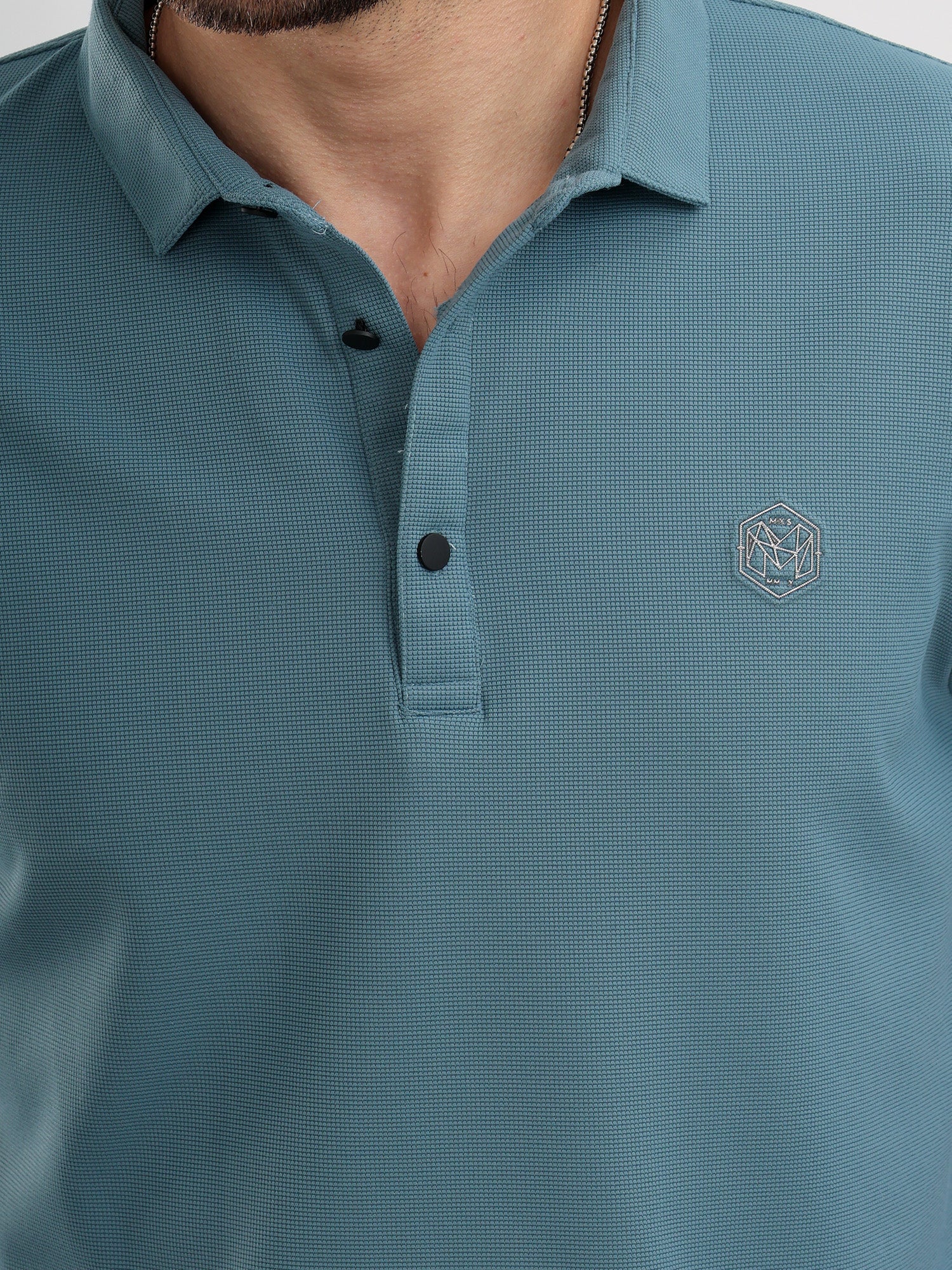 M Excess Teal Classic Polo