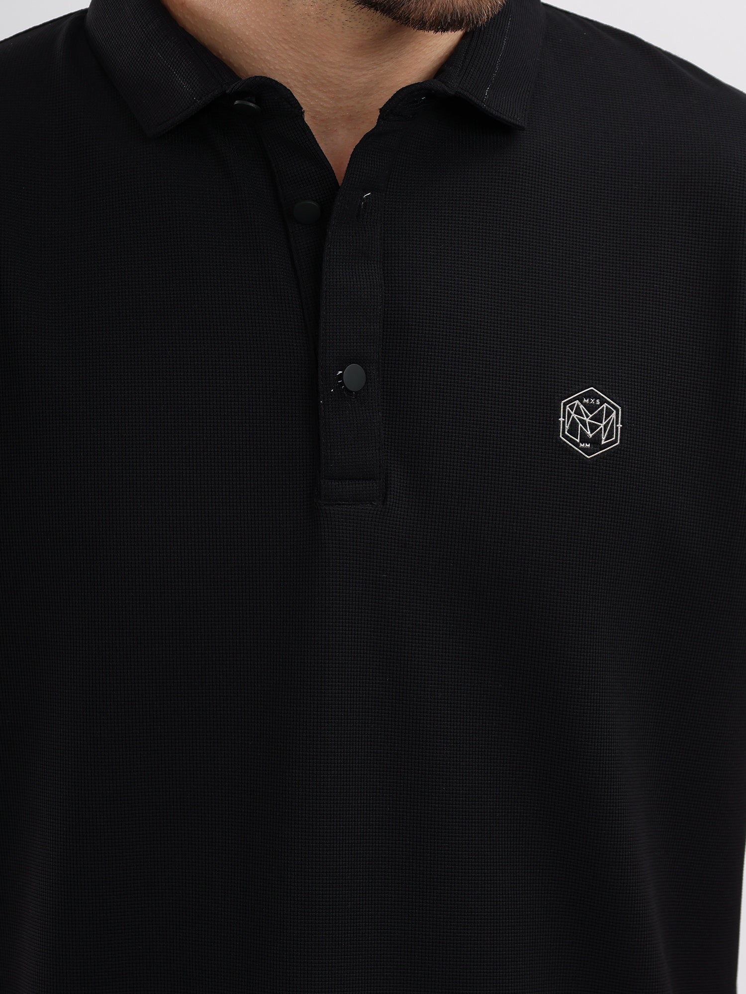M Excess Black Classic Polo