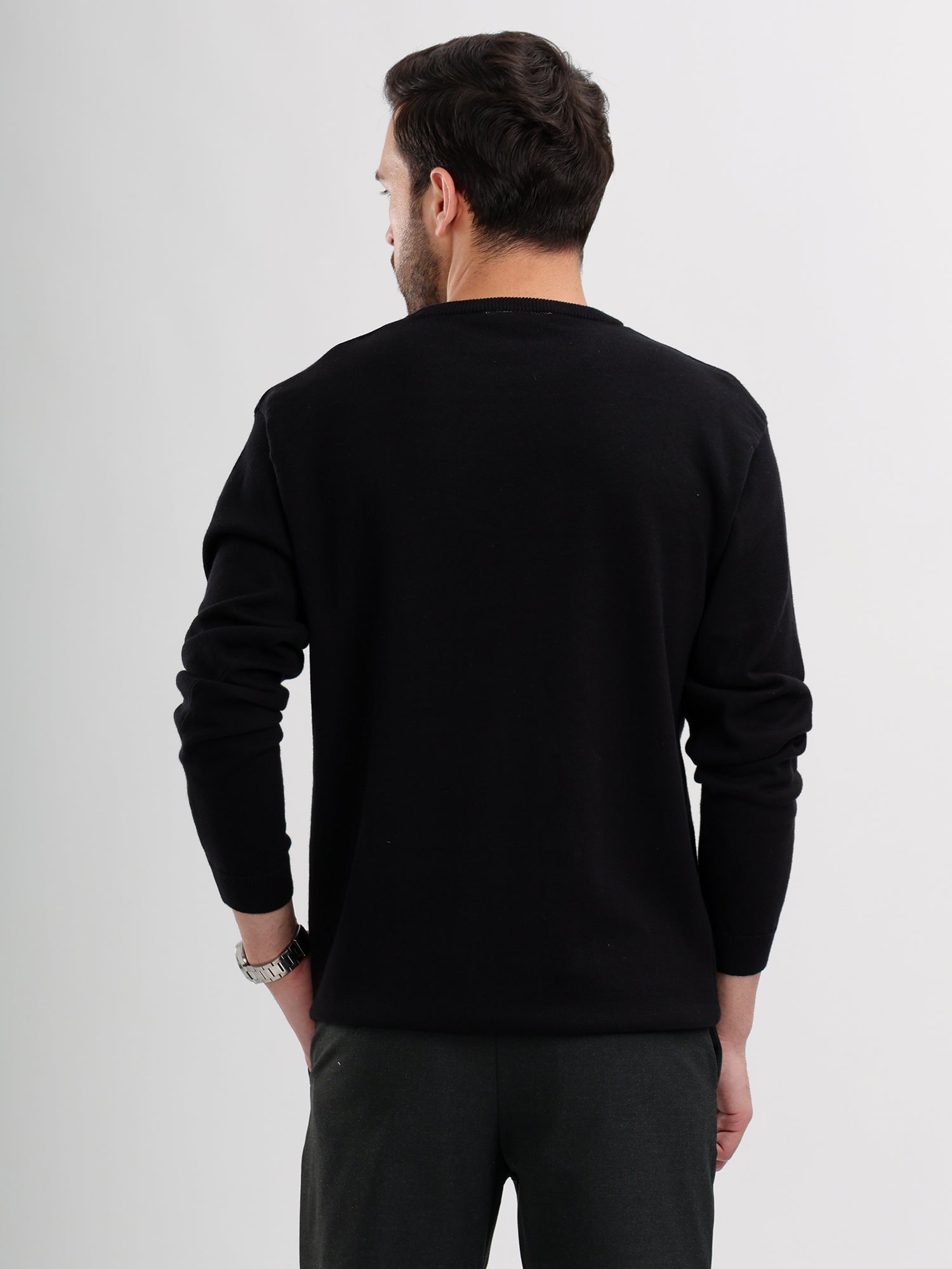 M Excess Black Sweater