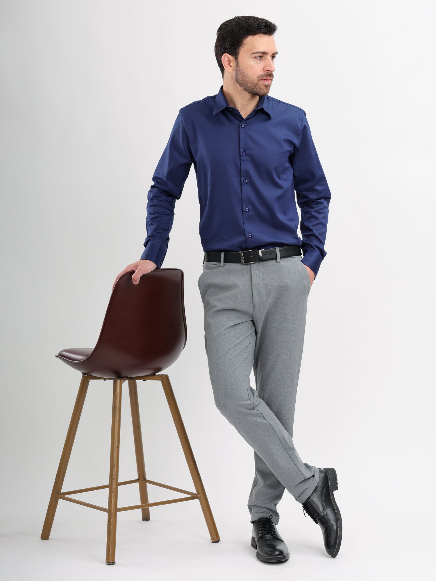 M Excess Midnight Blue Signature Shirt