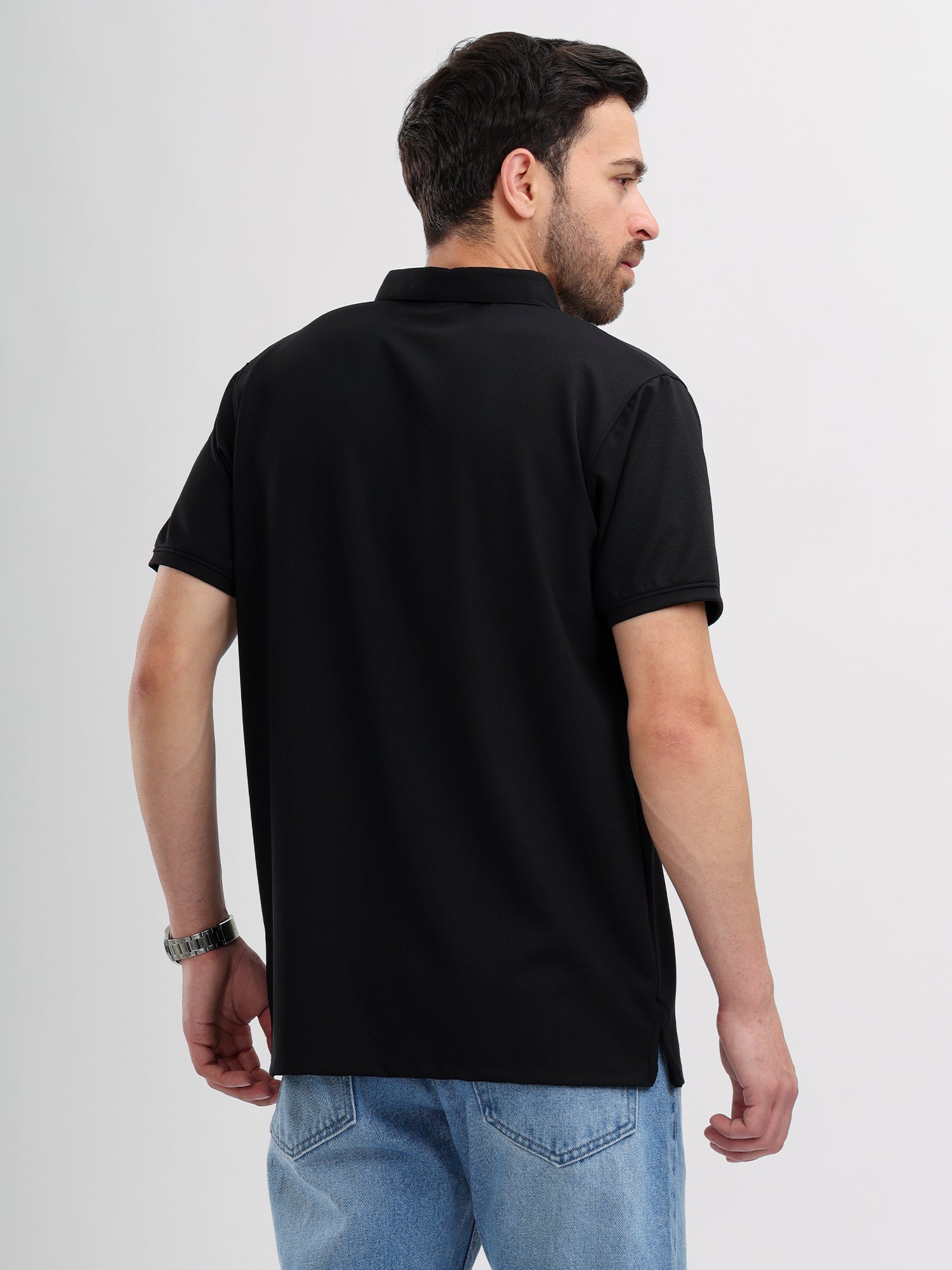 M Excess Black Classic Polo