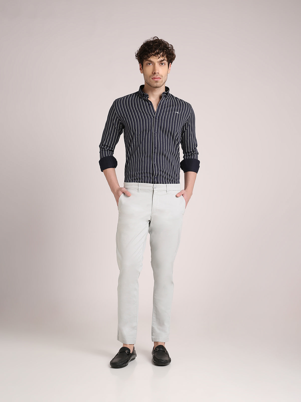 M Excess Light Grey All Day Chinos