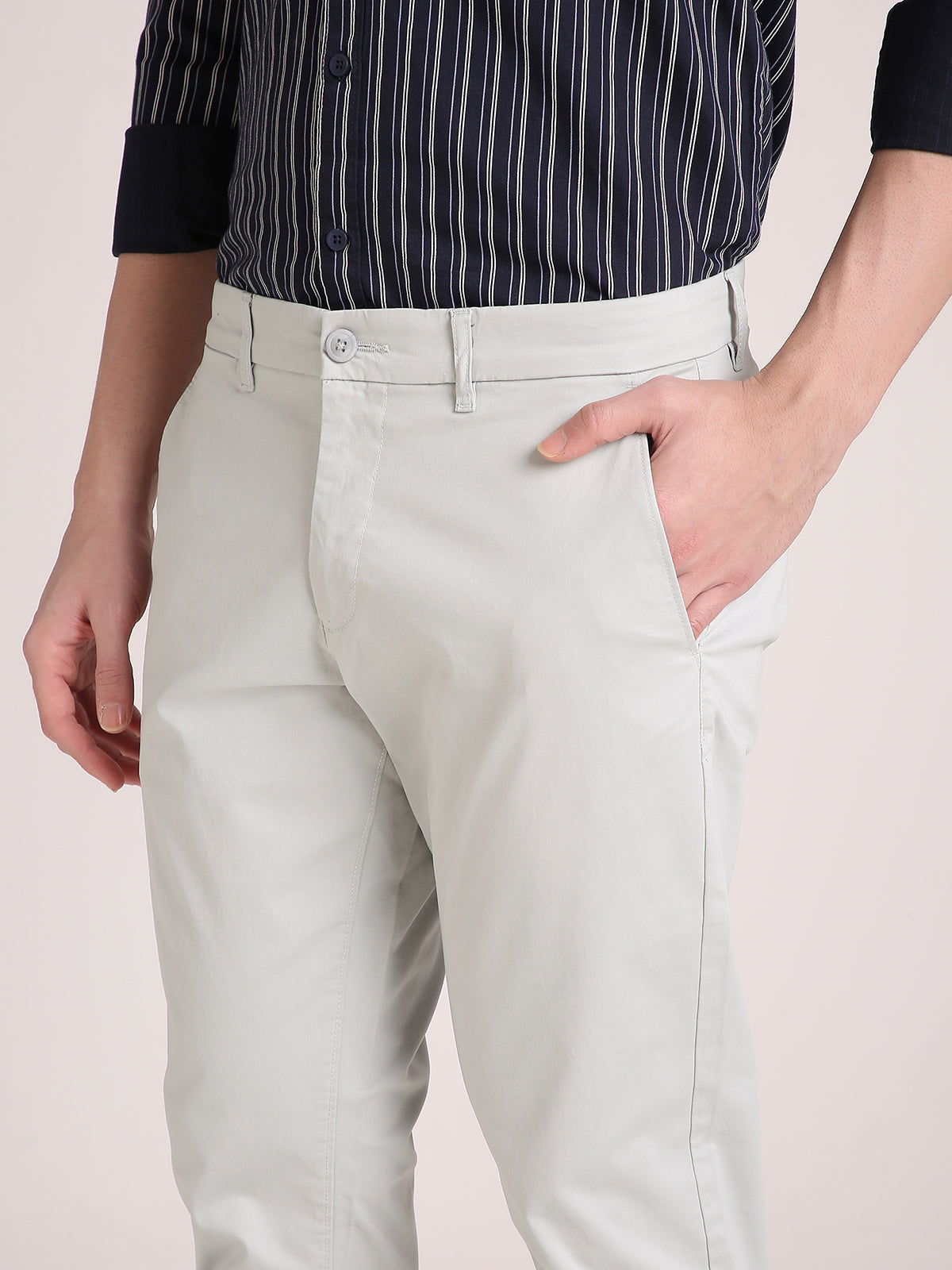 M Excess Light Grey All Day Chinos