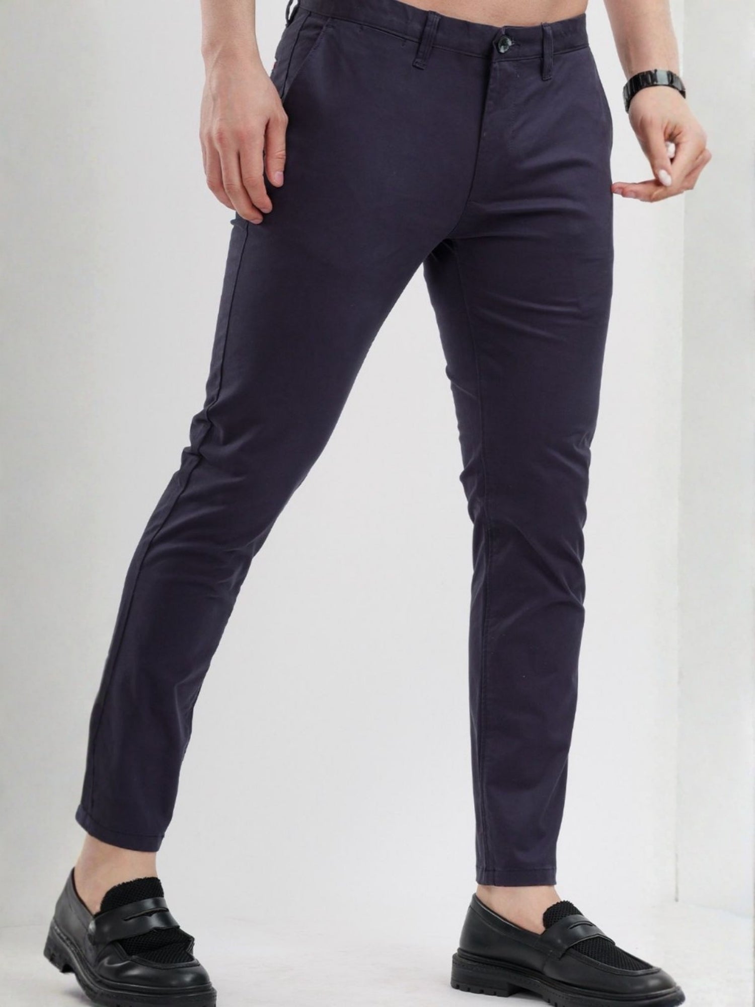 M Excess Navy Blue All Day Chinos